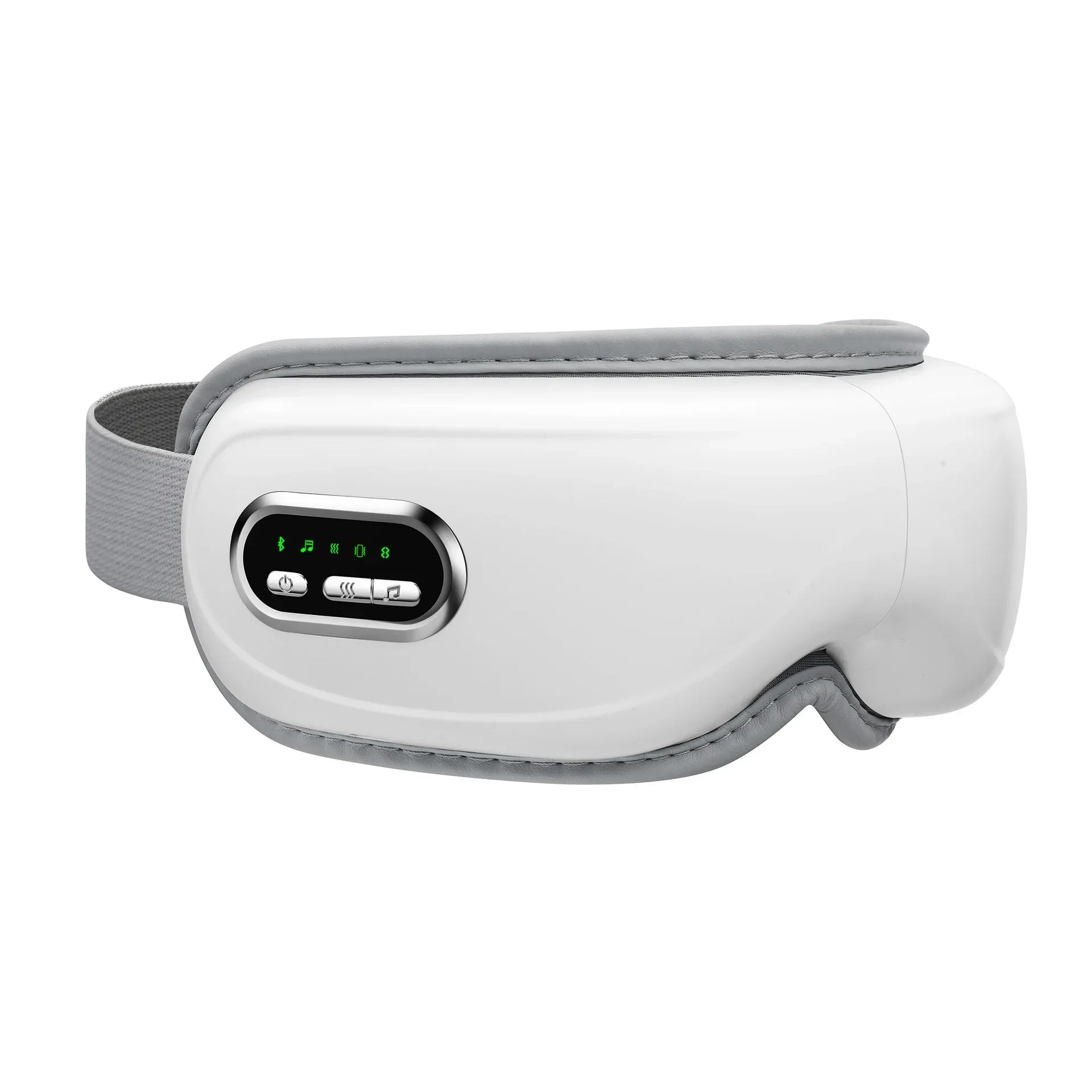 Wireless Heated Eye Massager with Soothing Music - 5 Relaxation Modes for Stress Relief