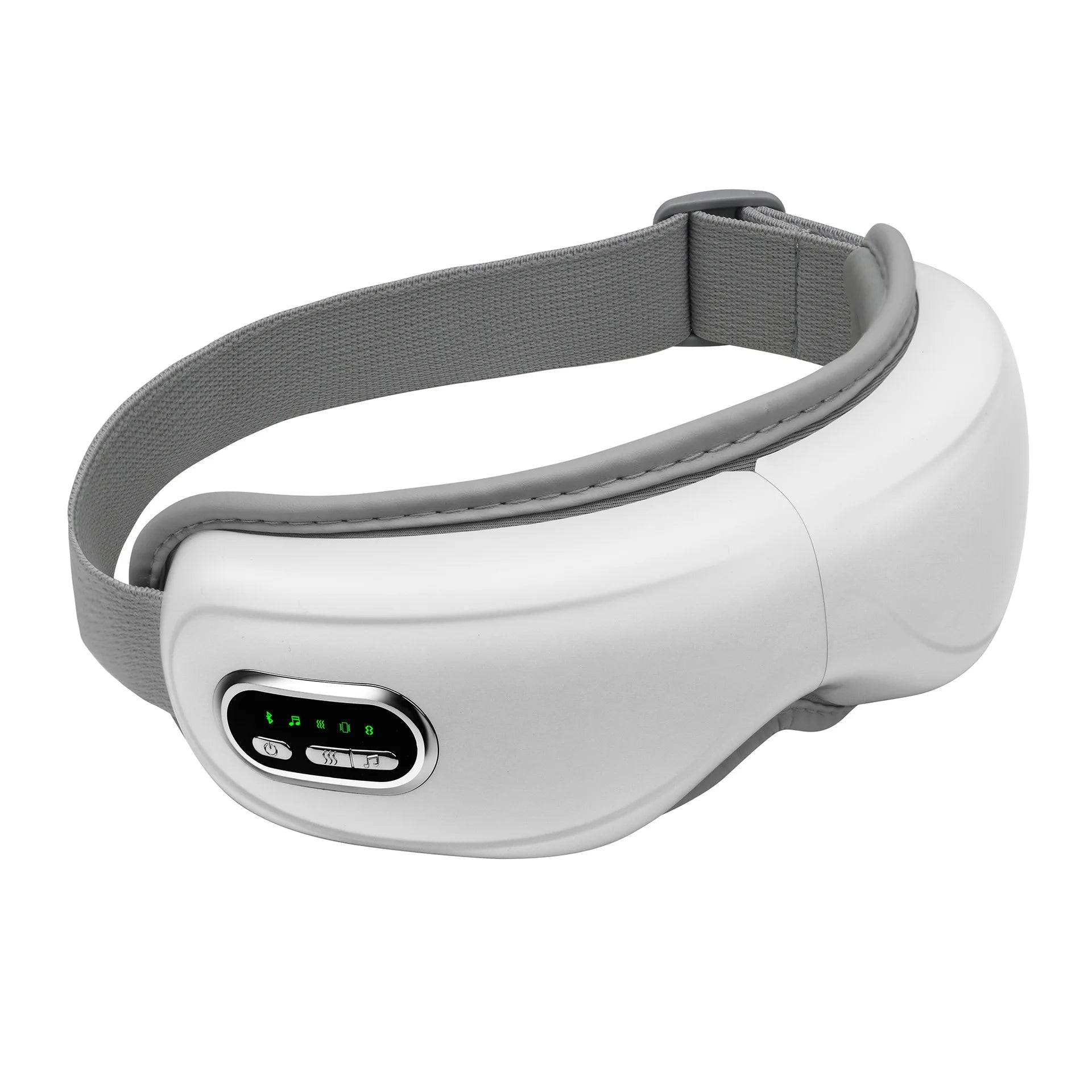 Wireless Heated Eye Massager with Soothing Music - 5 Relaxation Modes for Stress Relief